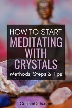 When you start meditating with crystals, it takes your meditation practice up several notches. Discover the different methods you can use, the steps to take, and some extra tips for success right here! #meditatingwithcrystals #crystalsformeditation #howtomeditatewithcrystals https://cosmiccuts.com/blogs/healing-stones-blog/meditating-with-crystals Meditating With Crystals, Crystal Method, Meditation Methods, Everything Is Energy, Tips For Success