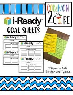 the i - ready goal sheets for reading and writing