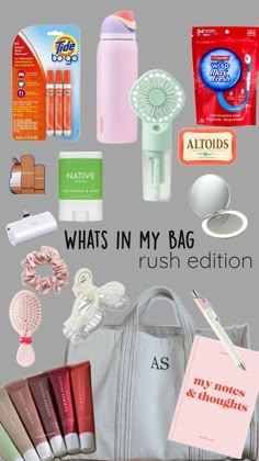 what's in my bag rush edition is out now and it's on sale