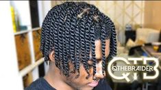 Twists Hairstyles For Men, Medium Two Strand Twists Men, Small Two Strand Twist Natural Hair Men