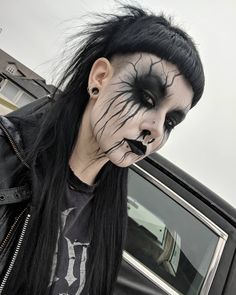 Make Carnaval, Corpse Paint, Gothic Ideas, Creepy Makeup, Vampire Bride, Concert Makeup, Wild Makeup