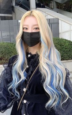 Purple Blonde, Hair Color Streaks, Korean Hair, Hair Streaks, Hair Colours, Hair Dye Colors