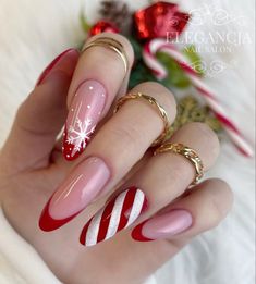 Nail Art Noel, Snowflake Nails, Festival Nails, Christmas Nail Designs