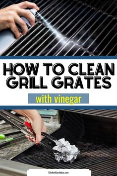 Deep clean grill grates like a pro griller with this grill grate cleaning guide. How To Clean Barbeque Grill Grates, Bbq Grill Cleaning Hacks, How To Clean A Grill Grate, Gas Grill Cleaning Hacks, How To Clean Grill Racks, Best Way To Clean Grill Grates, How To Clean Bbq Grill Grates, Cleaning Bbq Grill Grates, Bbq Cleaning Hacks