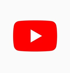 a red play button with an arrow pointing to the left and right side, on a white background