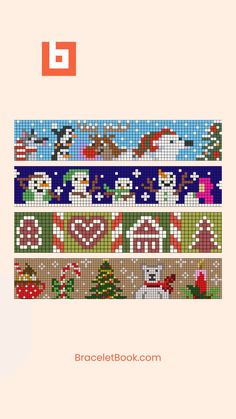 ✨ Alpha patterns are like little fairy tales woven into thread. Each one tells a story, full of color and charm. 🌟 From magical castles to enchanted forests, these 4 designs bring a bit of wonder to your creations. Which christmas tale is your favourite? 🧵💫 Patterns #111368 by BBman #112015 by goldflower #180181 by halokiwi #102605 by lazurni_be #braceletbook #AlphaPatterns #FairyTaleThreads #StoryInEveryKnot #CreativeCrafts #crafts #diy #bracelet #CozyVibes #winterwonderland #diyprojects