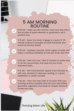 Example of a 5am morning routine. Ready to build out your routines? click the link below for a step by step guide! Work Routine Aesthetic, 4:30am Morning Routine, 5am Morning Routine Aesthetic, 5am Schedule, Daily Routine Schedule 9-5 Job, 4am Routine, 5 Am Club Routine, 5am Club Routine, 5 Am Routine