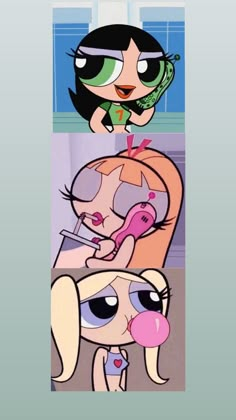 the powerpuff girls cartoon characters