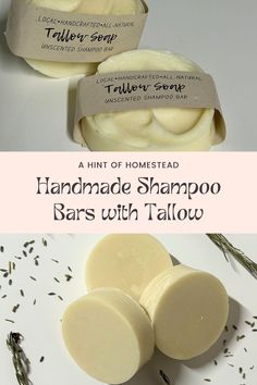 Lather, rinse, repeat...🌍 Craft eco-friendly tallow shampoo bars at home. Tallow Shampoo Bar, Tallow Shampoo, Tallow Recipes, Diy Tallow, Tallow Recipe, Bars At Home, Handmade Shampoo, Bar At Home, Tallow Soap