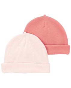 Keep baby's head warm and cozy in these soft caps. Makes a great gift! Adjustable Super Soft Cap, Cute Soft Pink Hat, Soft Cap One Size Fits Most, Adjustable Soft Hat For Gifts, Soft Adjustable Hat As A Gift, Adjustable Soft Hat As A Gift, Pink Warm Hat For Gift, Pink Warm Hat As A Gift, Warm Pink Hat For Gift