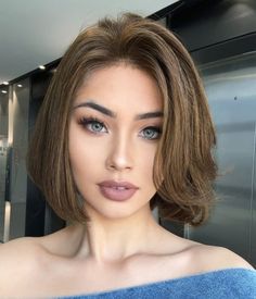 Willow | Medium Brown Bob Remy Human Hair Lace Front Wig| Low Density | Petite Size Lob Bob, Brown Bob, Best Human Hair Wigs, Short Hair Bun, Natural Hair Wigs, Ponytail Wig, Best Wigs, Alternative Hair, Front Lace Wigs Human Hair