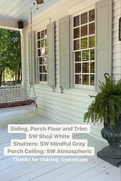 the porch is clean and ready to be used as a sunroom for your home