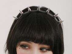 spike stud hairband Halloween Hairband, Spike Headband, Gothic Coquette, Dream Accessories, Mlp Oc, Goth Hair, Peter Pan Collars, Halloween 2024, Drawing Inspo