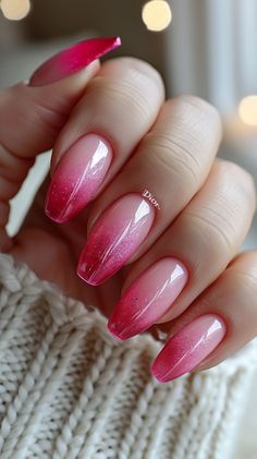 Pink Ombre Nails Sunset Nail Art, Nails Vacation, Sunset Nails, Sunset Hues, Stunning Nail Designs, Pink Ombre Nails, Nail Art Trends, Ombre Fashion