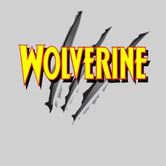 the wolverine logo is broken in half