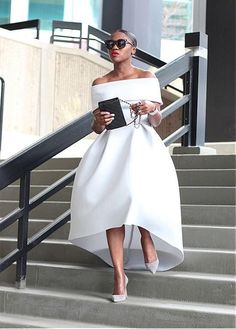 High Low Prom Dresses With Sleeves, Asymmetrical Dresses, High Low Prom Dress, Simple Prom Dress, White Prom Dress, A Line Prom Dresses, Satin Prom Dress, Prom Dresses With Sleeves, Moda Vintage