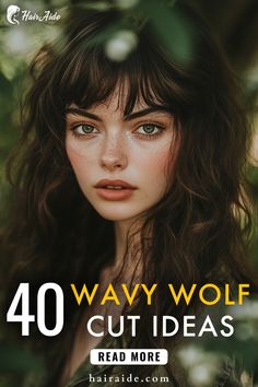 Find your next hairstyle with these 40 wavy wolf cut ideas! From soft, romantic waves to bold, textured layers, these cuts offer endless possibilities for a fresh, modern look.