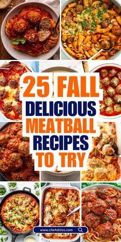 25 fall delicious meatball recipes to try in the freezer or on the stove