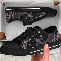 Cherry Converse, Fish Shoes, Japanese Koi Fish, Kawaii Outfit, Japanese Koi, Flower Shoes, Converse Style, Fashion Goals, Shoes Converse