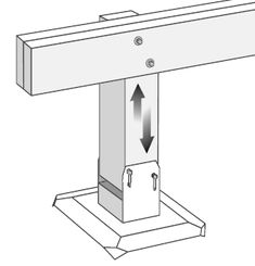 a drawing of a beam with an arrow pointing to the right