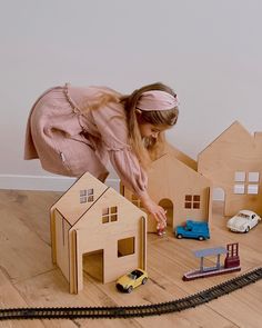 "Our Wooden Town for children offers many advantages and opportunities: 🌿 Made exclusively from safe and non-toxic materials, which guarantees the safety and peace of mind of your children . 🌟 Ideal for both boys and girls, developing imagination and creativity from an early age. 🌸 Encourages endless combinations and creative assembly, ensuring that your child will not get bored!  💕 Engages children of all ages, and don't be surprised if it also piques the interest of adults 📏 Personalized Toddler Easter Gifts, Kids Doll House, Toddler Christmas Gifts, Handmade Wooden Toys, Toddler Gift, Custom Nursery, Kids Wooden Toys, Unique Toys, 1st Birthday Gifts