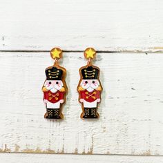 Envy Stylz Boutique Women - Accessories - Earrings Cartoon Cookie Nutcracker Dangle Earrings Nutcracker Earrings, Nutcracker Characters, Cartoon Cookie, Nutcracker, Some Fun, Holiday Season, Dangle Earrings, Women Accessories