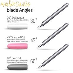 the different shapes and sizes of pens are shown in this graphic diagram, which shows how to use them