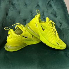 Worn Once, In Great Condition. Size Is 9. Open To Offers! Fast Shipping! Neon Green Shoes, Tennis Ball, Green Shoes, Neon Green, Nike Shoes, Nike Women, Athletic Shoes, Tennis, Neon