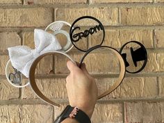 Ready to have the most magical day at the Happiest Place on Earth? These park mouse ears are perfect for any day in the parks. Each set of park mouse ears are made individually and printed using PLA filament.  Because these are 3d printed, there may be slight imperfections, may contain ridges, and sometimes thread like webbing, or slight variations from the photo.  Each pair is designed to last all day in the park however, they are not suited for high heat temperatures. Leaving these ears out in Disney Wedding Ears, Wedding Mickey Ears, Bridal Minnie Ears, Bridal Mickey Ears, Bride And Groom Mickey Ears, Happiest Place On Earth, Mickey Ears, Mouse Ears, Hair Accessories Headbands