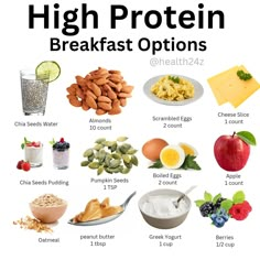 Bulk Diet Women, Healthy Breakfast For Weight Gaining, Healthy Brekfast, Healthy Weight Gain Foods, Food To Gain Muscle, Healthy Food Menu, Healthy High Protein Meals