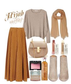 Beige Inspiration, Dresses Casual Modest, Outfits Beige, Hijabista Fashion, Tokyo Street Fashion, Maxi Outfits, Hijab Outfits, Hijabi Outfits Casual, Muslim Fashion Outfits