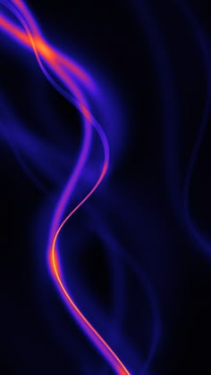 an abstract blue and orange background with wavy lines