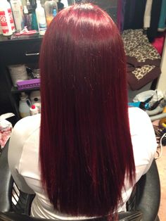 Matrix HD Red hair! Red Velvet Hair Color, Red Hair Day, Pelo Color Vino, Matrix Hair Color, Styled Hair, Wine Hair, Red Hair Inspo, Hair Tint