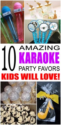 the top ten karaoke party favors that kids will love are great for birthdays or any special occasion