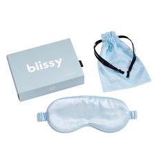 Experience restorative sleep and refreshed skin with the Blissy Sleep Mask in Sky Blue. Designed to block out all light, this ultra-soft eye mask helps you fall asleep faster and stay asleep longer. Crafted from luxurious 22-momme mulberry silk, the mask hugs your facial contours, preventing light leakage. The smooth fabric is gentle on your skin and eyes, unlike masks made from synthetic satin. As you sleep, silk's natural moisture-binding properties hydrate around the eyes, helping reduce the Eye Mask Sleep, Silk Sleep Mask, Hygiene Care, Pink Galaxy, Restorative Sleep, Orange Ombre, Skin Hydration, Bahama Blue, Fall Asleep Faster