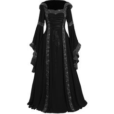 PRICES MAY VARY. 【Halloween Costumes Woman 2024】Material: Made of polyester and spandex,this renaissance dress is soft, stretchy and lightweight,is designed as boned corset to outline the beautiful waist. ruffles alone with the neckline and front panel.Perfect for dress up parties,Role play, Halloween night,Theatre;Stage performances, Princess Masquerade ball and wedding banquets. 【Renaissance Costume Women】Complete medieval dress for women with sparkling accessories and heels.Great for Victoria Elegant Black Medieval Costume Dress, Gothic Long Sleeve Medieval Dress For Halloween, Black Long Sleeve Medieval Dress For Halloween, Black Long Sleeve Medieval Dress For Cosplay, Plus Size Medieval, Medieval Style Long Sleeve Black Dress, Fancy Dress Plus Size, Medieval Costume Women, 1900s Dress