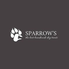 the logo for sparrow's animal rescue, which is located in an area that has been