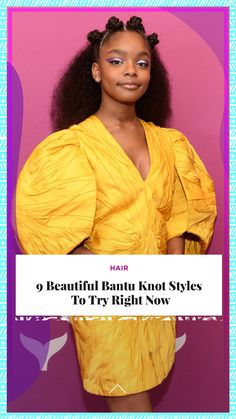 We're obsessed with these bold looks. #bantuknots Bantu Knots For Kids, Bantu Knots With Braids, Bantu Knot Styles, Nancy Isime, Noir Aesthetic, Braids Kids, 3c Natural Hair, Yellow Board, Bantu Knot