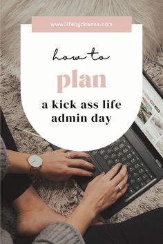 Organization Work Productivity, Life Admin List, Life Admin Day, Life Admin Day Checklist, Themed Days Of The Week, After Work Routine, Life Admin, Admin Day, Planning Day