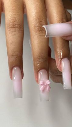 Quartz Nails, Coquette Nails, Glamour Nails, French Tip Acrylic Nails, Nail Powder