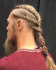 18 Of The Best Braids For Men in 2022 | FashionBeans Viking Hairstyles Male, Long Haired Men, Historical Hairstyles, Male Hairstyles, Beyonce Hair, Viking Hair