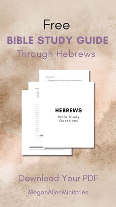 Get your free copy of this in-depth Bible study guide through the book of Hebrews. Hebrew Writing Practice Sheets, Hebrew Writing Practice, Hebrews Bible Study, Bible Study Questions, Book Of Hebrews Overview, Printable Bible Study, Revelation Bible Study, Book Of Hebrews, Study Printables