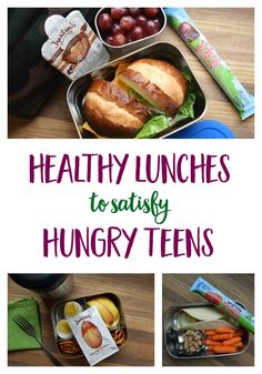 healthy lunches to satisfy hungry teens are easy and fun for the whole family, too