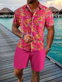 Tropical Birthday Party Outfit, Outfit Themes, Night Place, Wedding Gathering, Attire Guide, Ibiza Party, Cocktail Attire Men