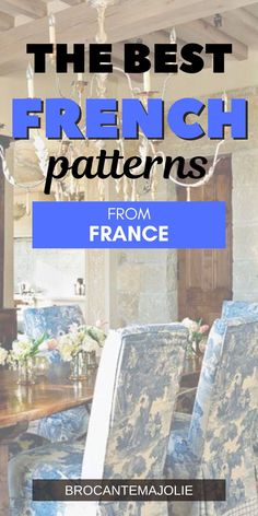 the best french patterns from france