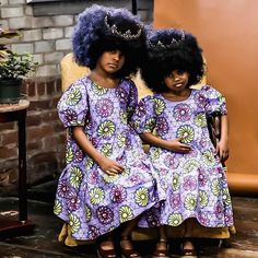 Adunni- Sweet to have Tiered dress Side Pockets Comfort fit Round neck Back button details Ankara Straight Gowns, Ankara Print Dress, West African Countries, Ankara Print, Lace Romper, Tiered Dress, African Clothing, Purple Dress, Kids Wear