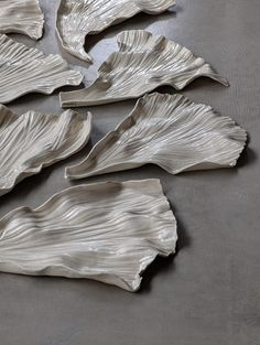 A unique, handcrafted plate that brings a touch of nature to any table setting. Inspired by the delicate lines and textures of real leaves, each Huge Leaf Plate is a piece of art in itself. Its organic form and intricate detailing captivate the eye, transforming any meal into an experience. Approx. dimensions: L 40-50 cm Perfect as a centerpiece or for serving your favourite dishes, this plate doesn't just hold food--it brings a story to the table, inviting you to dine with elegance and charm. (see Terms & Conditions for more information) Each piece is handmade and unique, so slight variations from the displayed pictures are to be expected. Leaf Plate, Leaf Plates, Real Leaves, Pottery Inspo, Pottery Inspiration, Ceramics Ideas Pottery, Organic Form, Ceramics Ideas, Styling Accessories