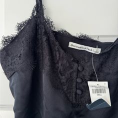 Nwt! Pretty Lace Detail On The Top Poshmark Clothes, Lace Silk, Silk Tank Top, Silk Tank, On The Top, Lace Tank Top, Lace Tank, Lace Detail, Abercrombie Fitch