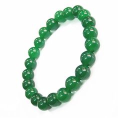 PRICES MAY VARY. Material: High Quality Natural Stone Gender: Men/Women Bead Size: 8MM/10MM Bracelet length: 18CM Bracelet Type: Elastic rope Bracelets Bracelet length: 18CMBracelet Type: Elastic rope BraceletsPackage:1 pc BangleMaterial: High Quality Natural StoneBead Size: 8MM/10MMGender: Men/WomenThe color of the item shown in the photo may vary slightly on your computer monitor because the monitor is not calibrated the same way. Verde Jade, Rope Bracelets, Green Accessories, Elastic Rope, Crystal Healing Bracelets, Natural Gemstone Jewelry, Natural Stone Bracelets, Attract Wealth, Gemstone Beaded Bracelets