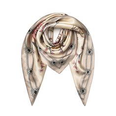 PRICES MAY VARY. 35" x 35" / 88cm x 88cm.Made of high quality 100% 14-momme pure mulberry silk, soft, smooth and shiny. Square scarf, elegant lady silk scarf. This silk scarf can be used all year round, sun protection in the sun and keep warm in cold weather. It not only fits for everyday use, but also fits for parties, wedding, travelling, ceremonies and any important events, an exquisite gift for women and girls. This silk scarf is the perfect accent to any outfit. It can be used as a stewarde Mulberry Scarf, Large Square Scarf, Silk Headband, Elegant Lady, Hair Wraps, Fashion Scarves, Brands Fashion, Silk Shawl, Lightweight Scarf